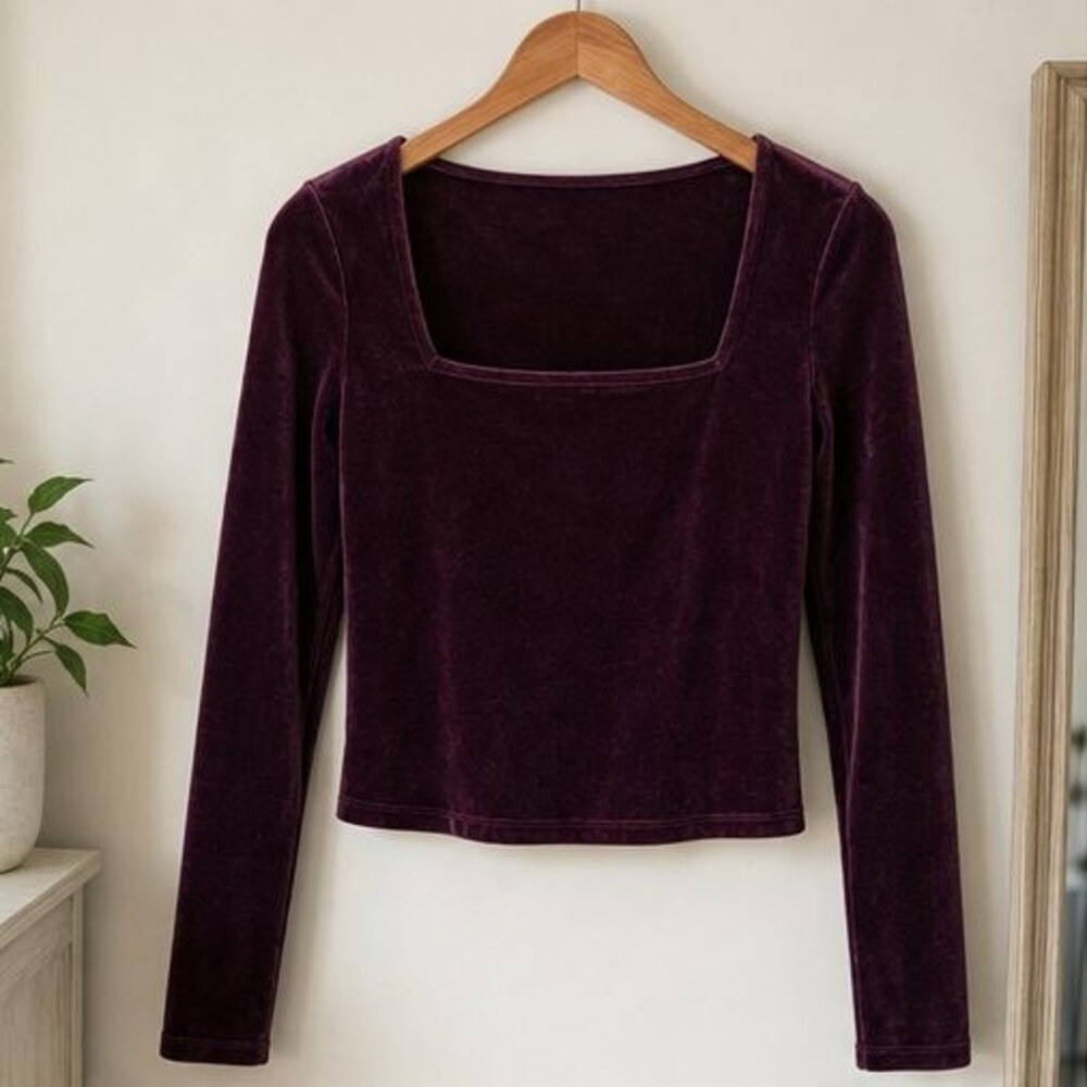 Charcoal Puff Sleeve Top